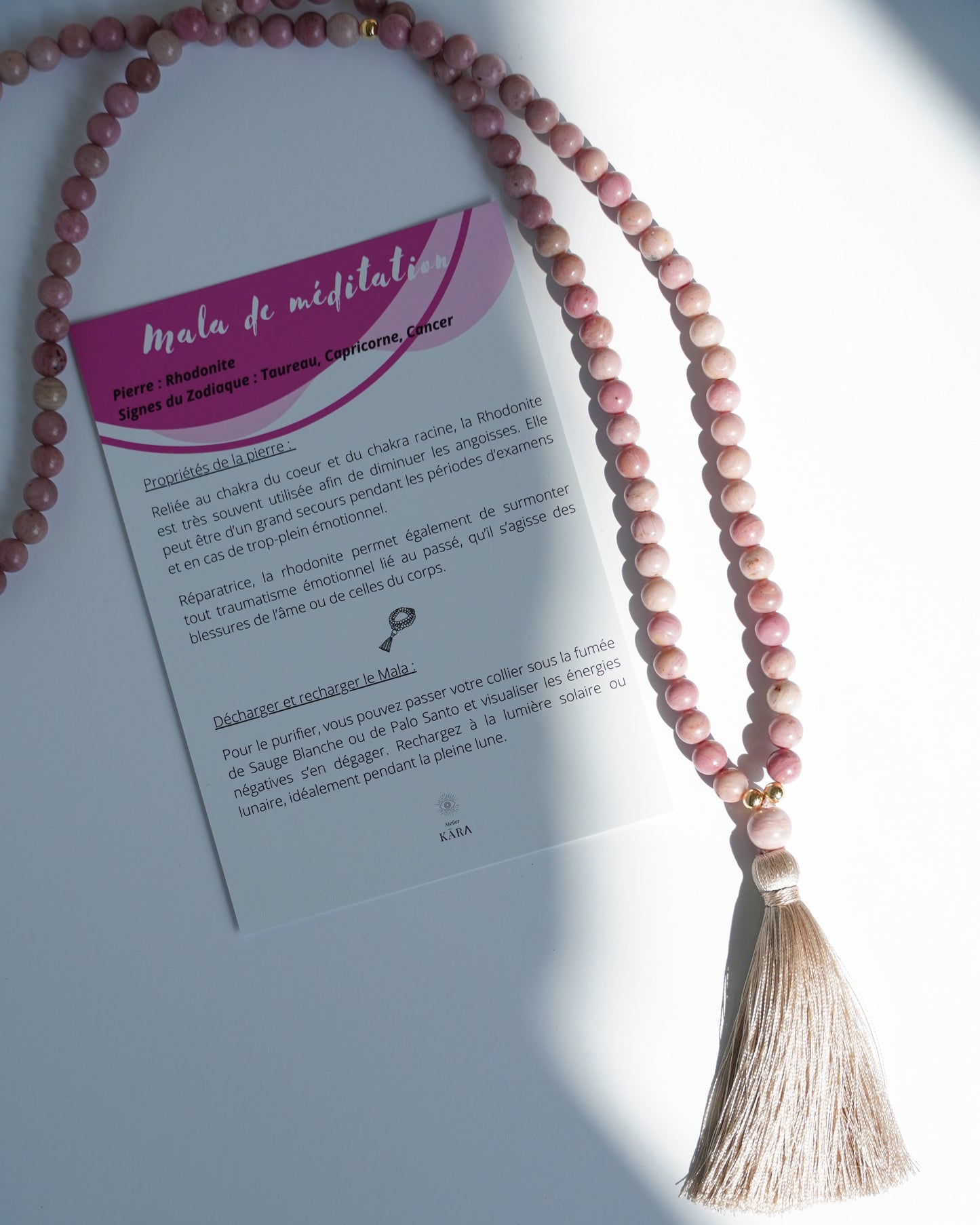 Mala en Rhodonite