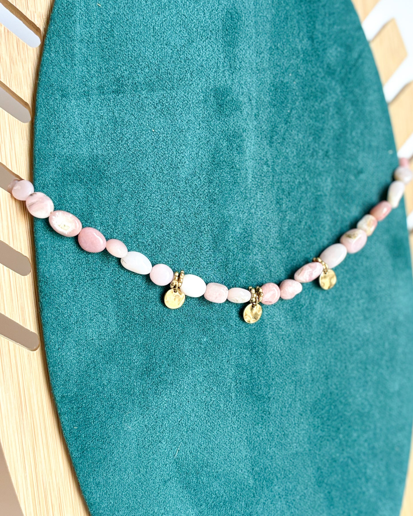 Collier Quartz Rose