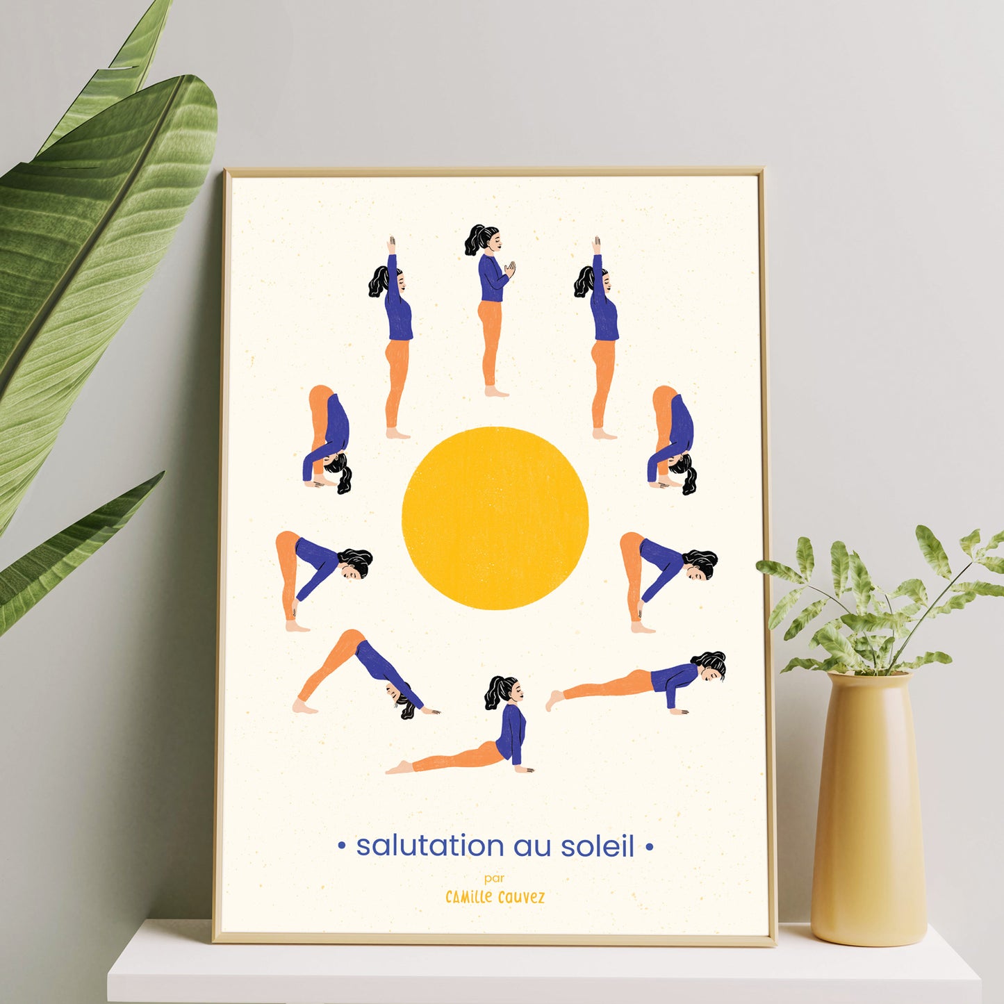 Affiche salutation au soleil