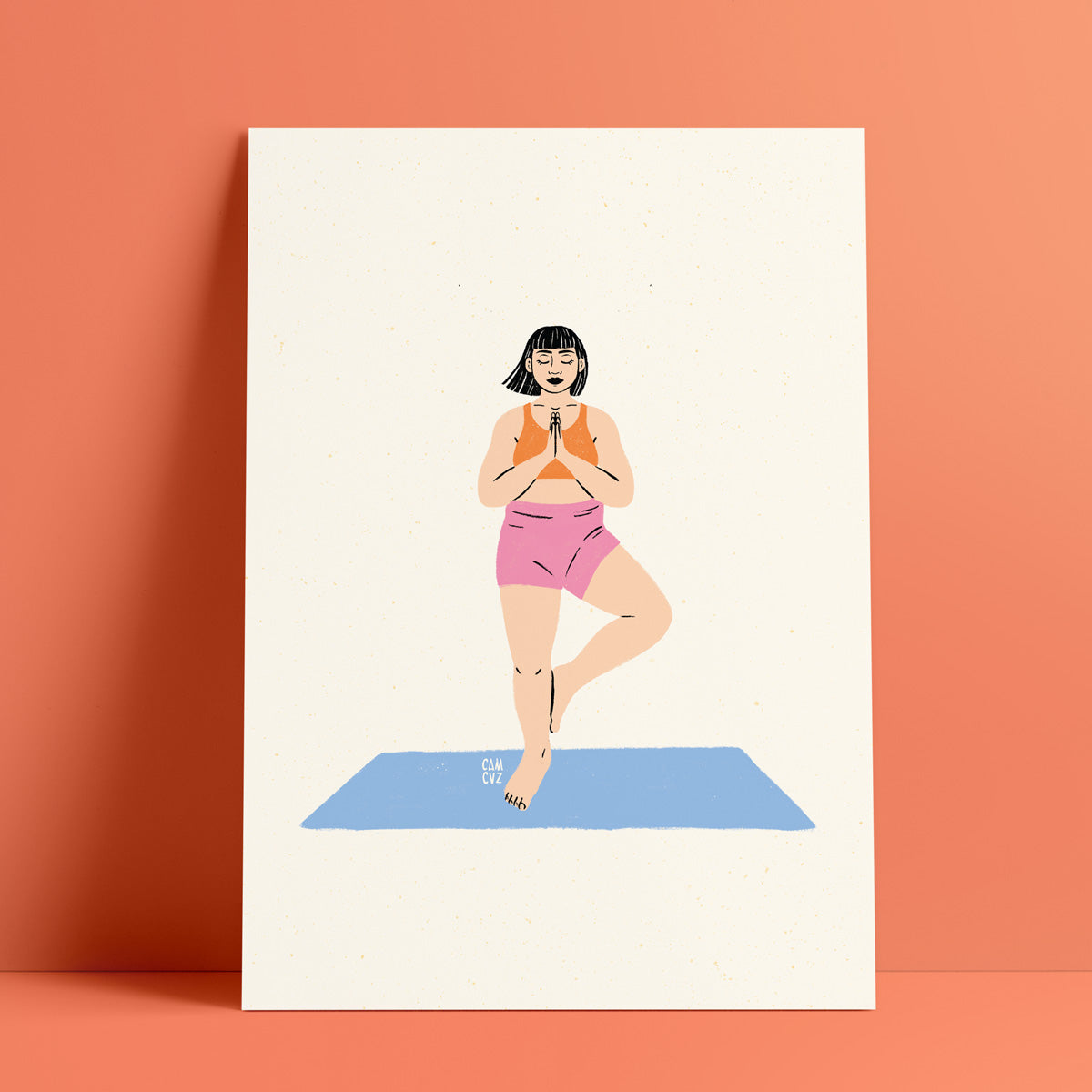 Affiches postures de yoga