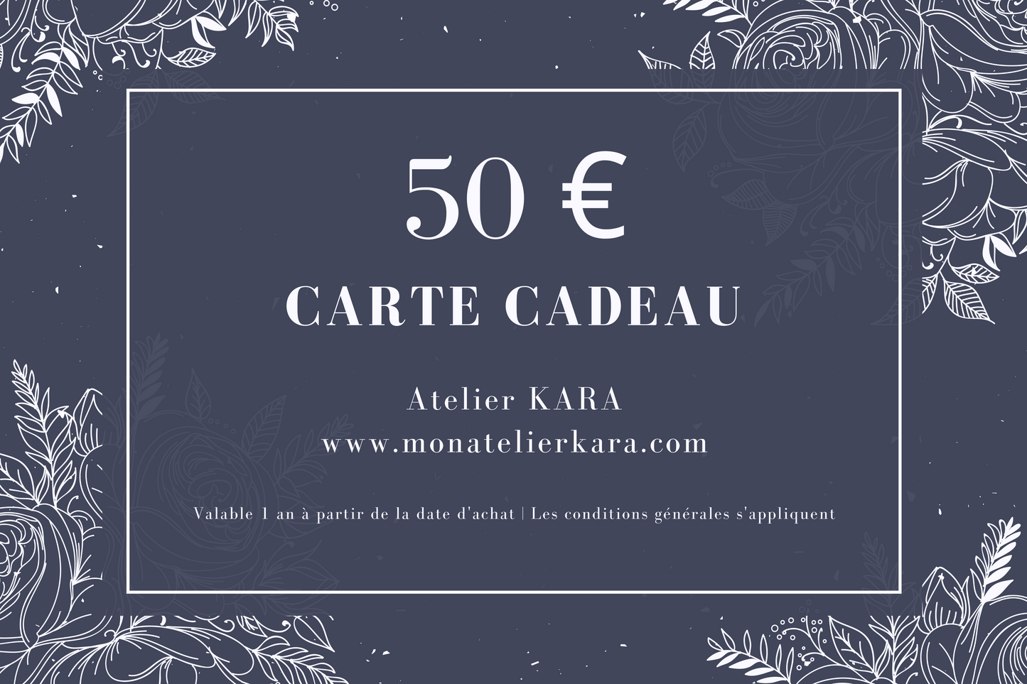 Carte cadeau Atelier KARA