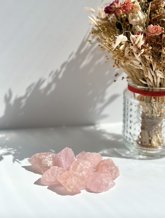 Quartz rose brut