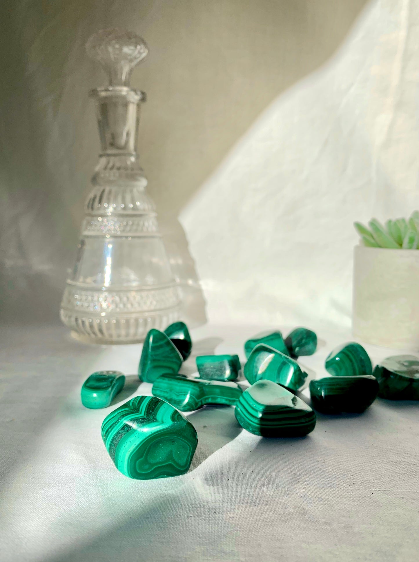 Malachite - Pierre roulée