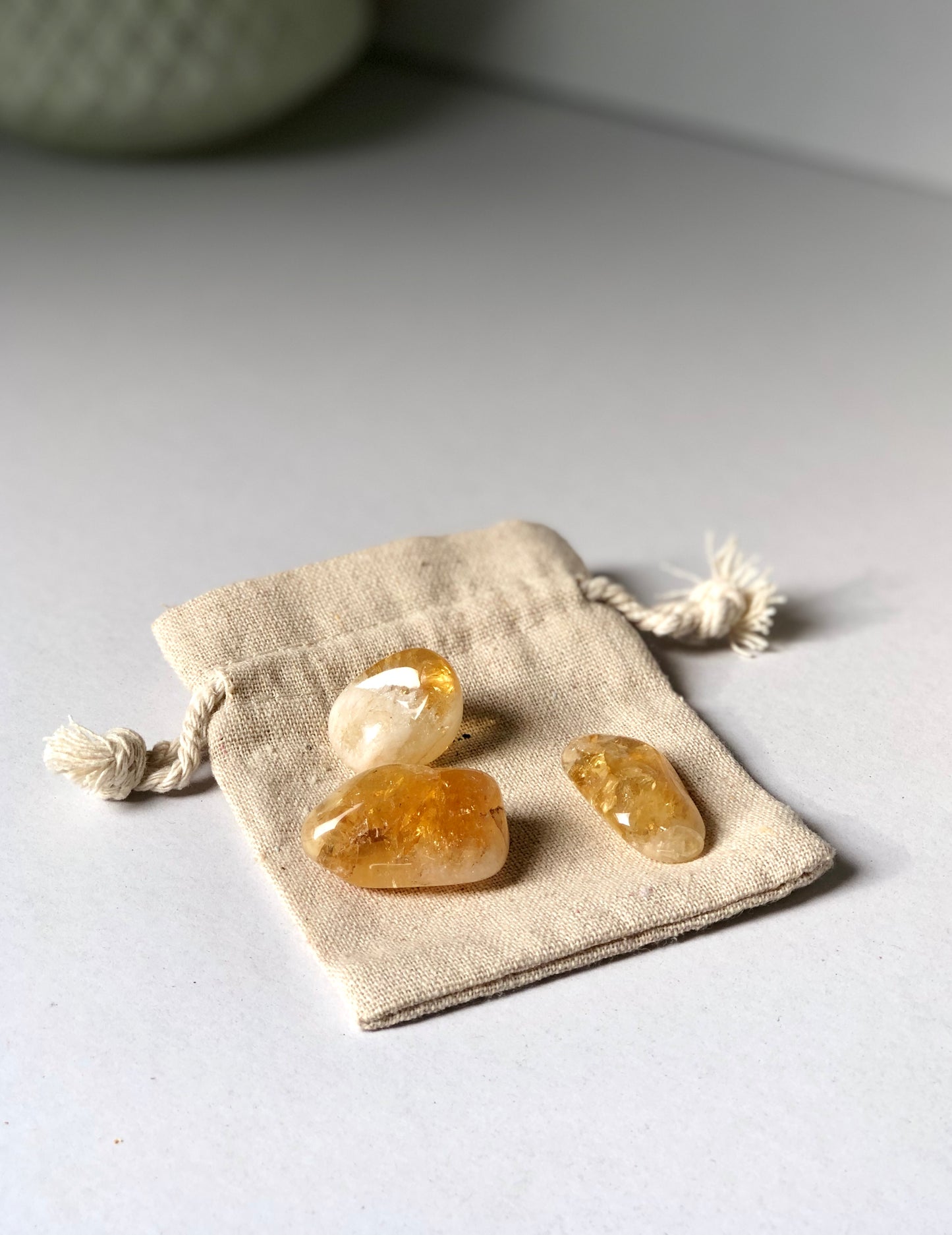 Citrine - Pierre roulée