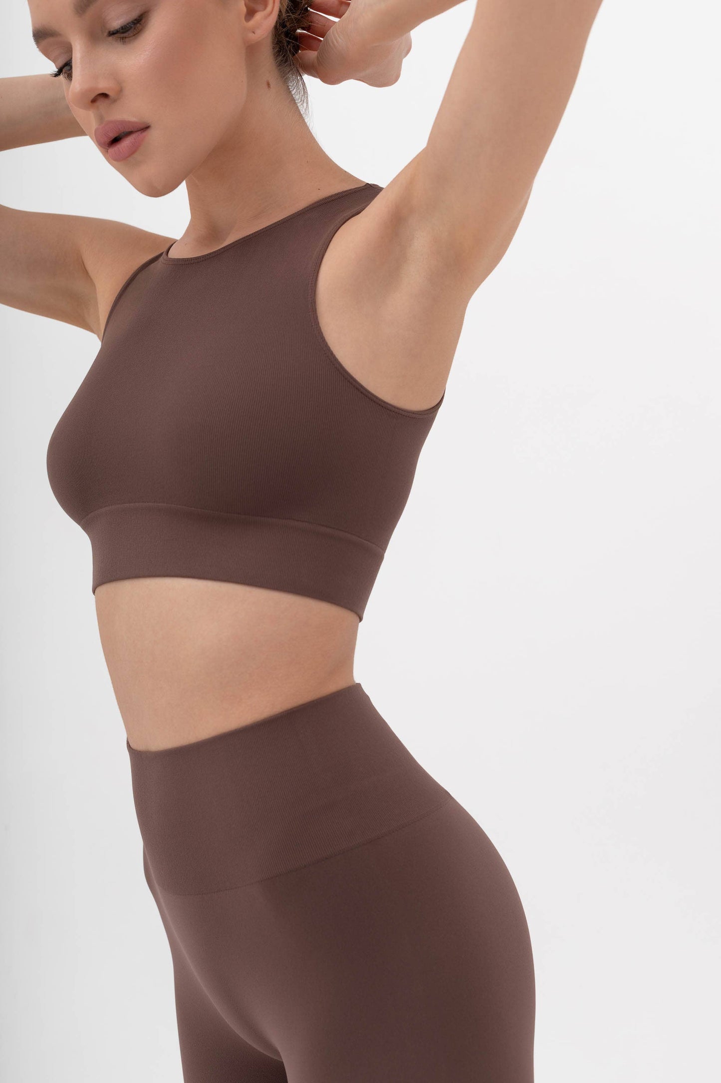 Brassière de Yoga/Pilates - Café