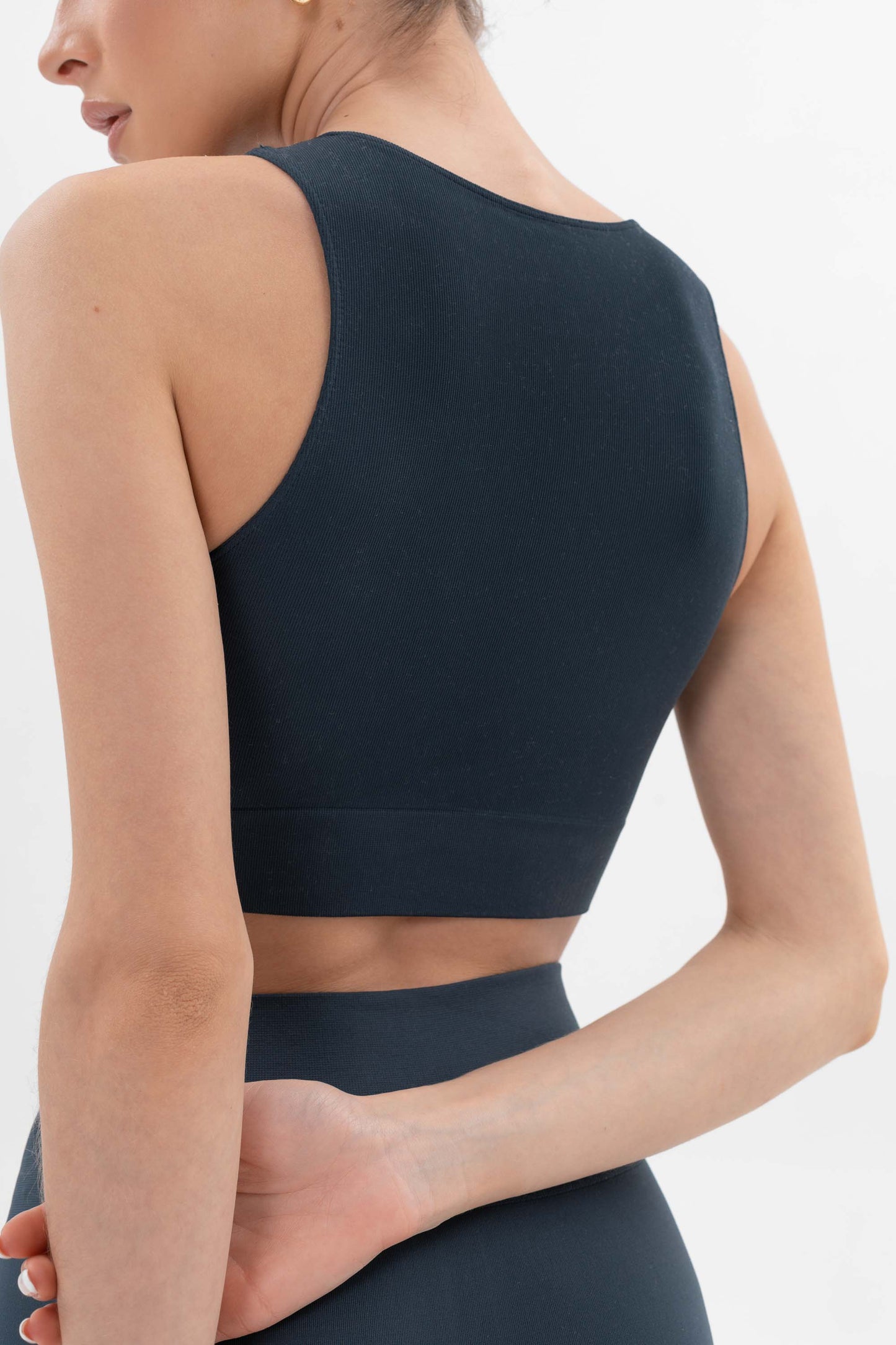 Brassière Yoga/Pilates - Gris anthracite