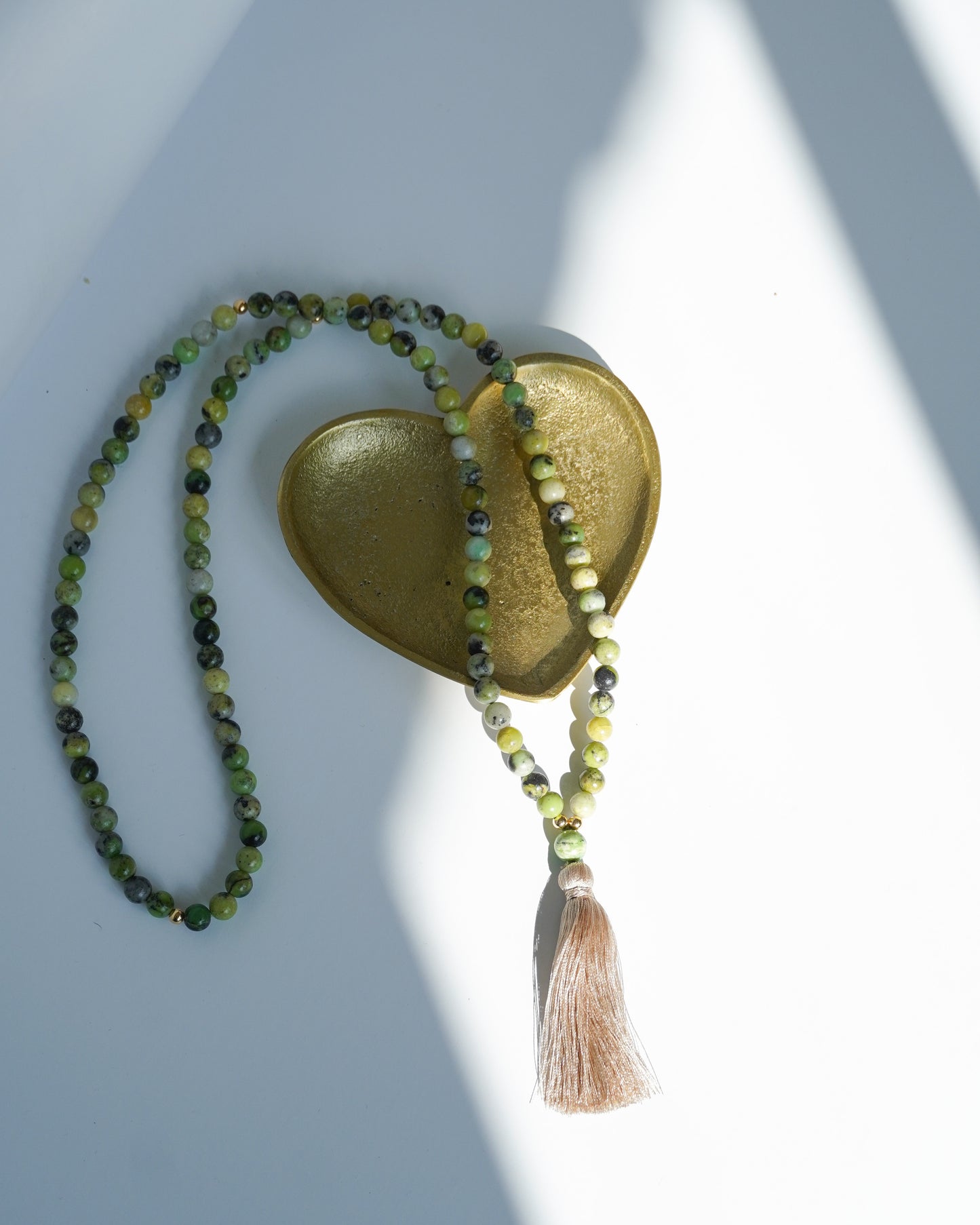 Mala en Chrysoprase