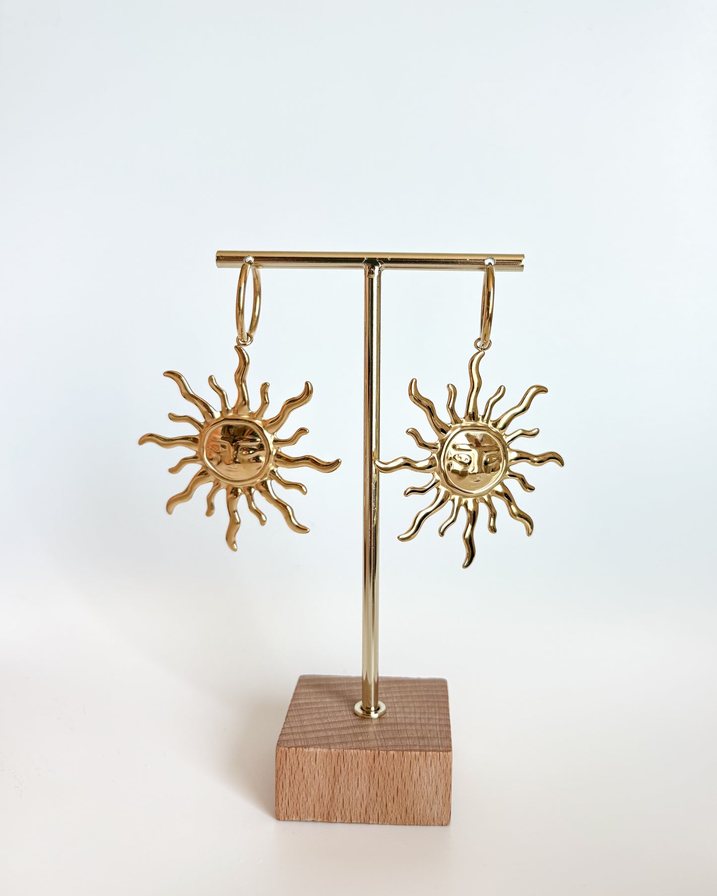 Boucles d'oreilles soleil