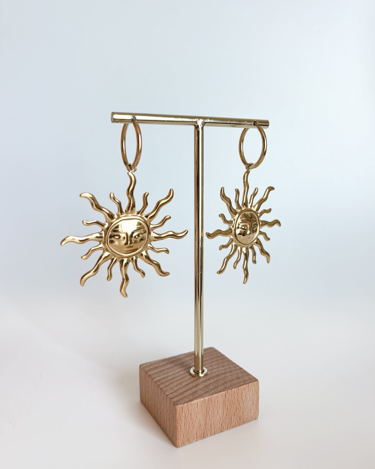 Boucles d'oreilles soleil