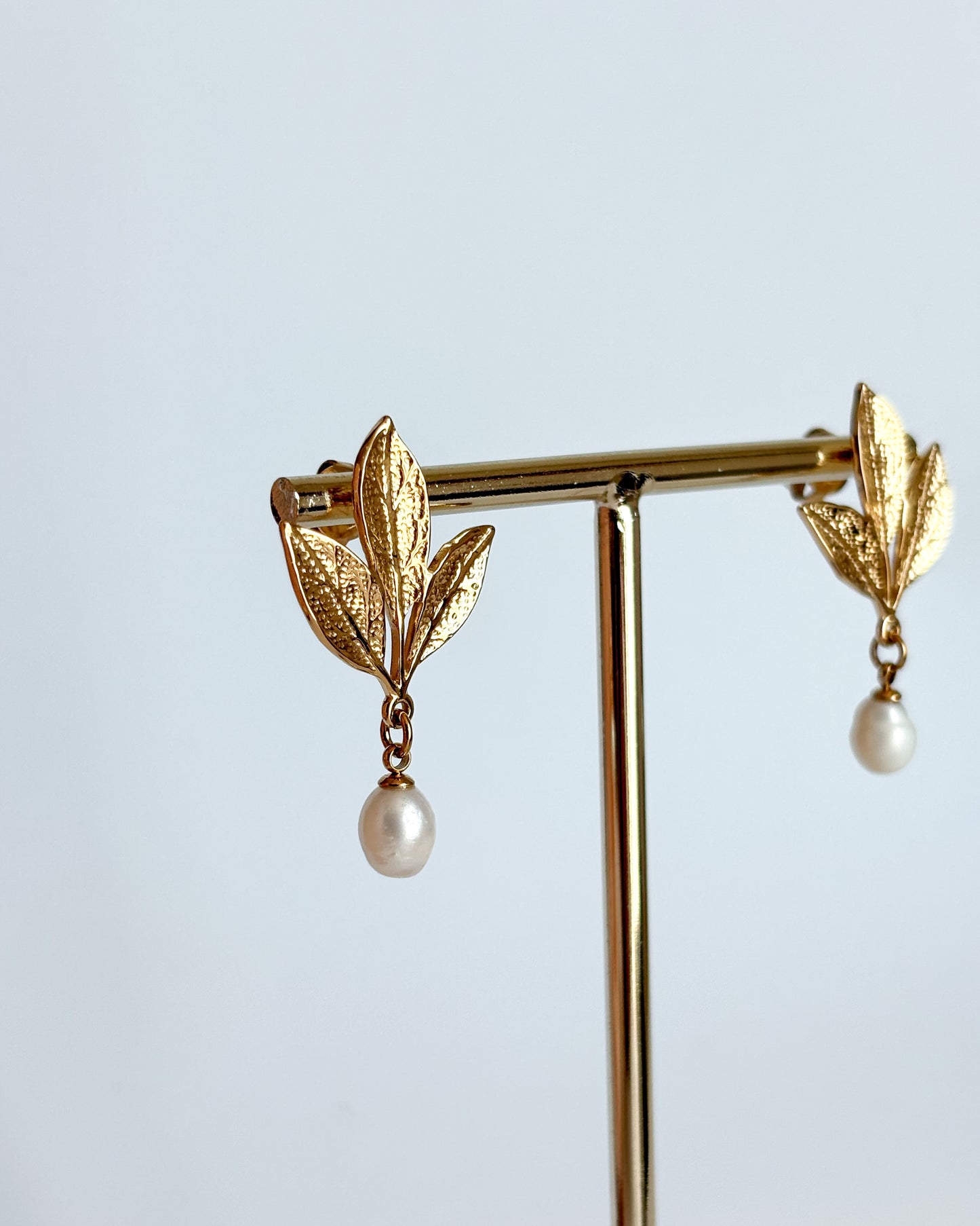 Boucles d'oreilles feuilles