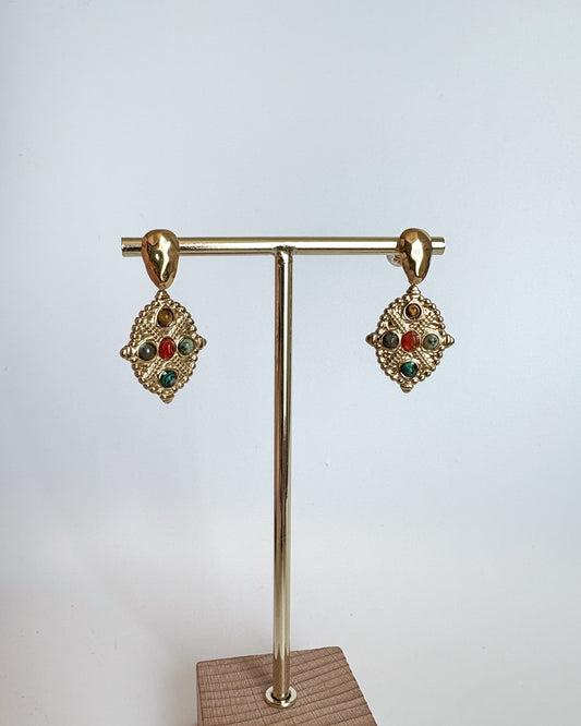 Boucles d'oreilles ethnic