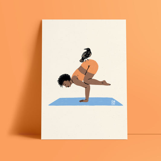 Affiches postures de yoga