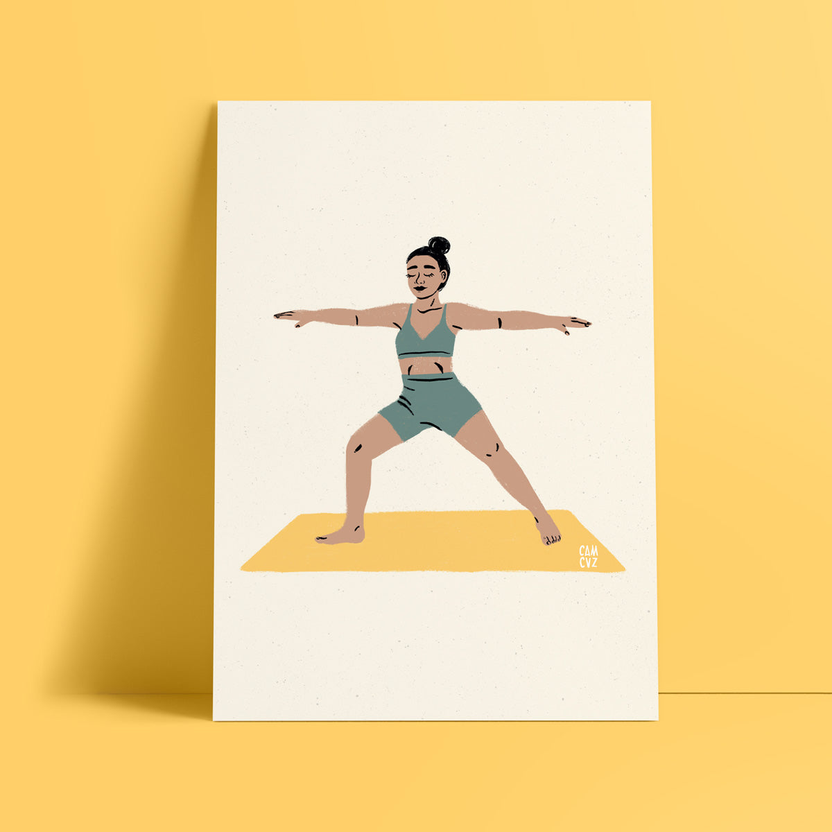 Affiches postures de yoga