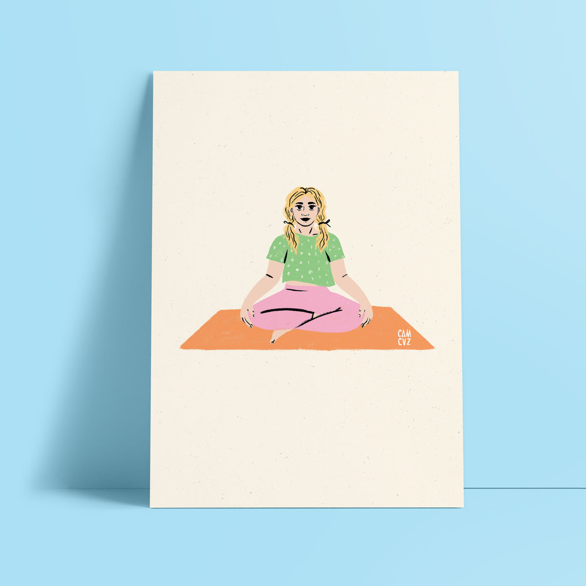 Affiches postures de yoga