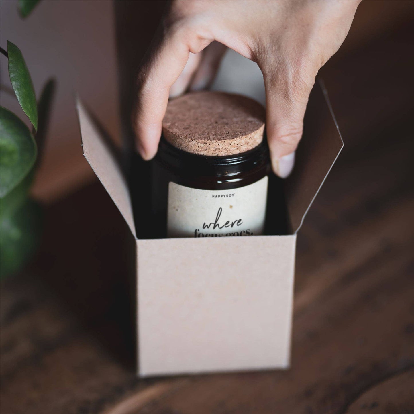 Bougie parfumée | Là où va l'attention, l'énergie circule