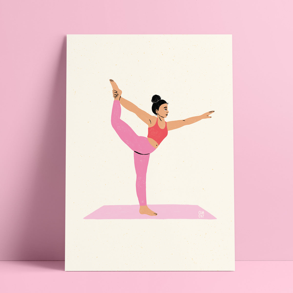 Affiches postures de yoga