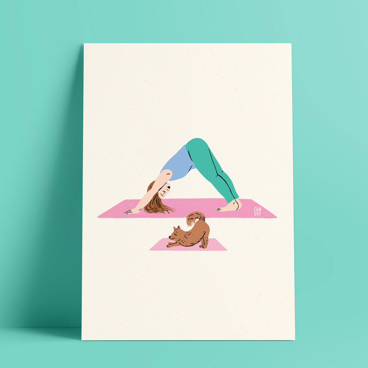 Affiches postures de yoga