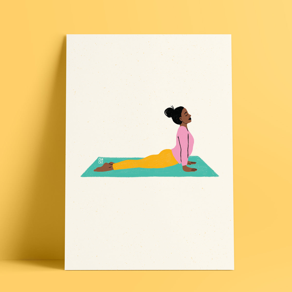 Affiches postures de yoga