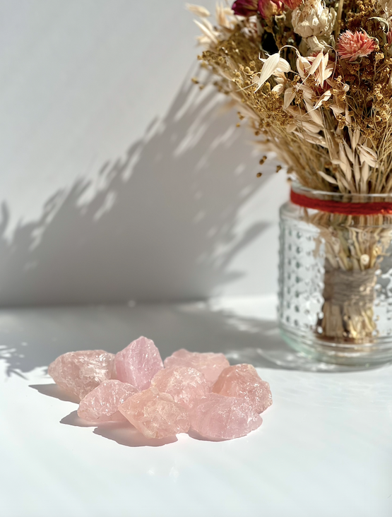 Quartz rose brut