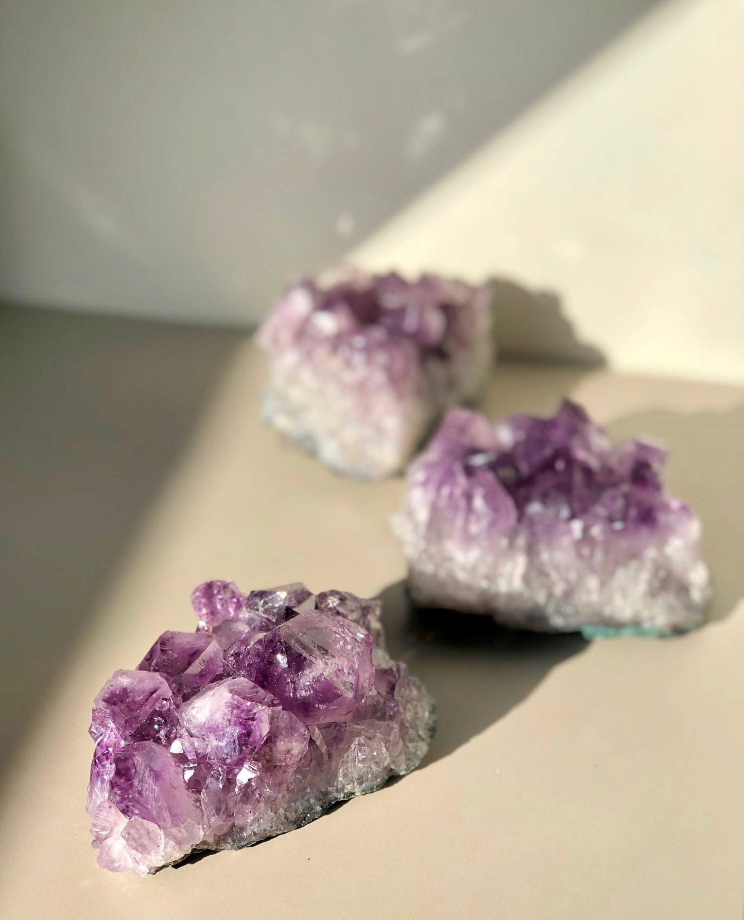 Druze Améthyste super extra - gros cristaux